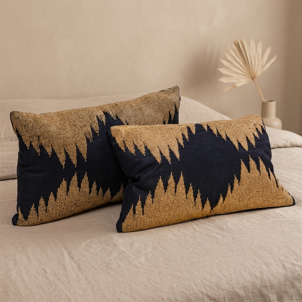 Midnight Peaks Cushion Covers set of 2