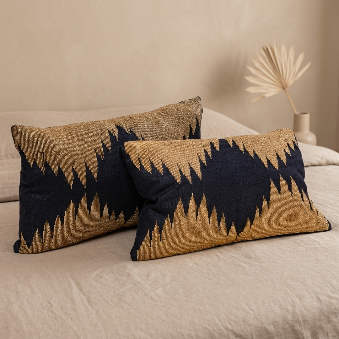 Midnight Peaks Cushion Covers set of 2
