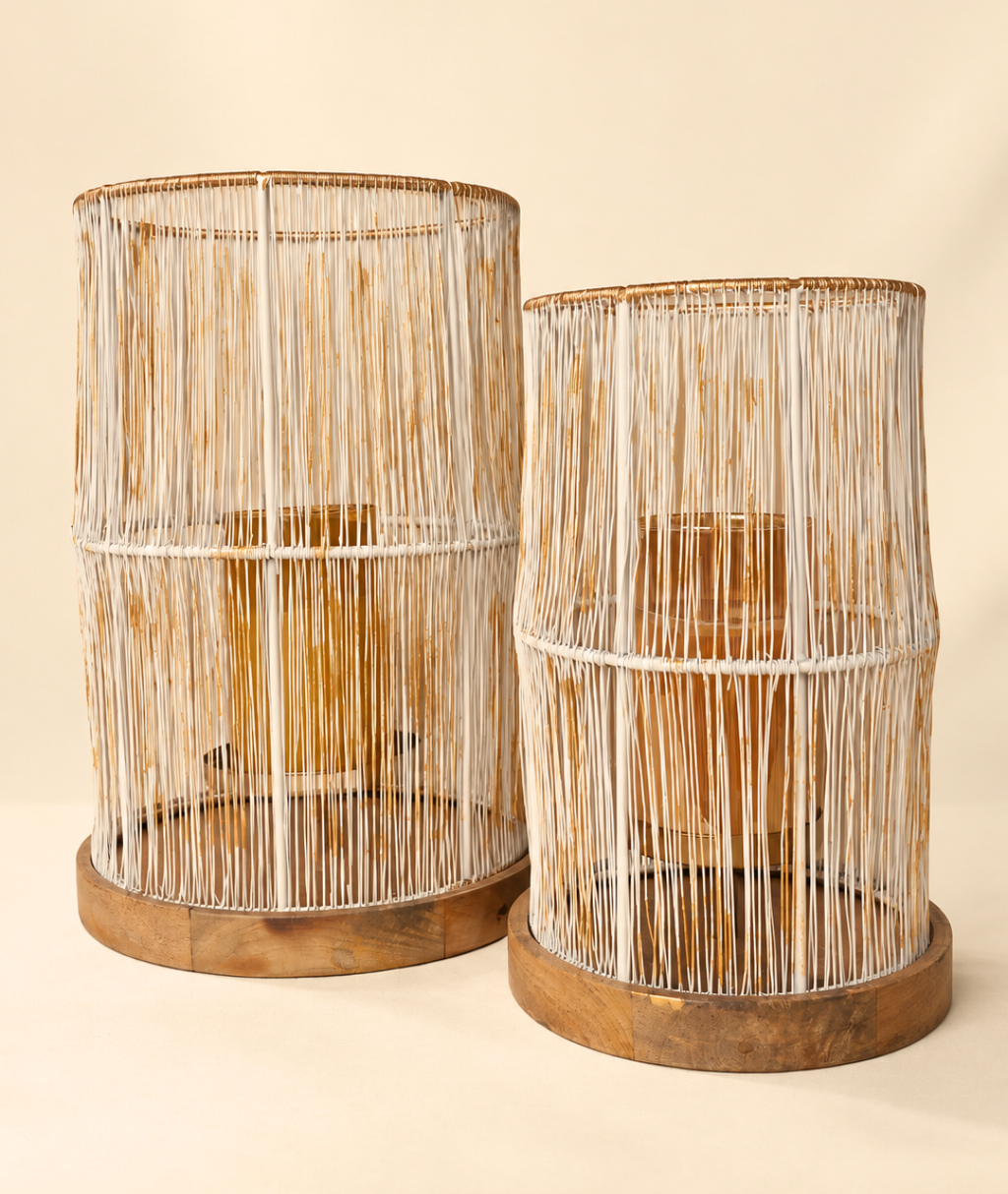 Silken Glow Lantern — Set of 2