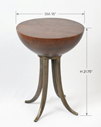 Aurelius Flared Tripod Side Table
