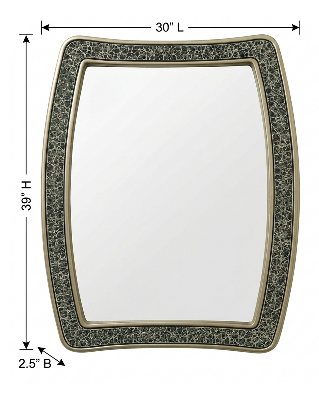 Verdant Aura Wall Mirror