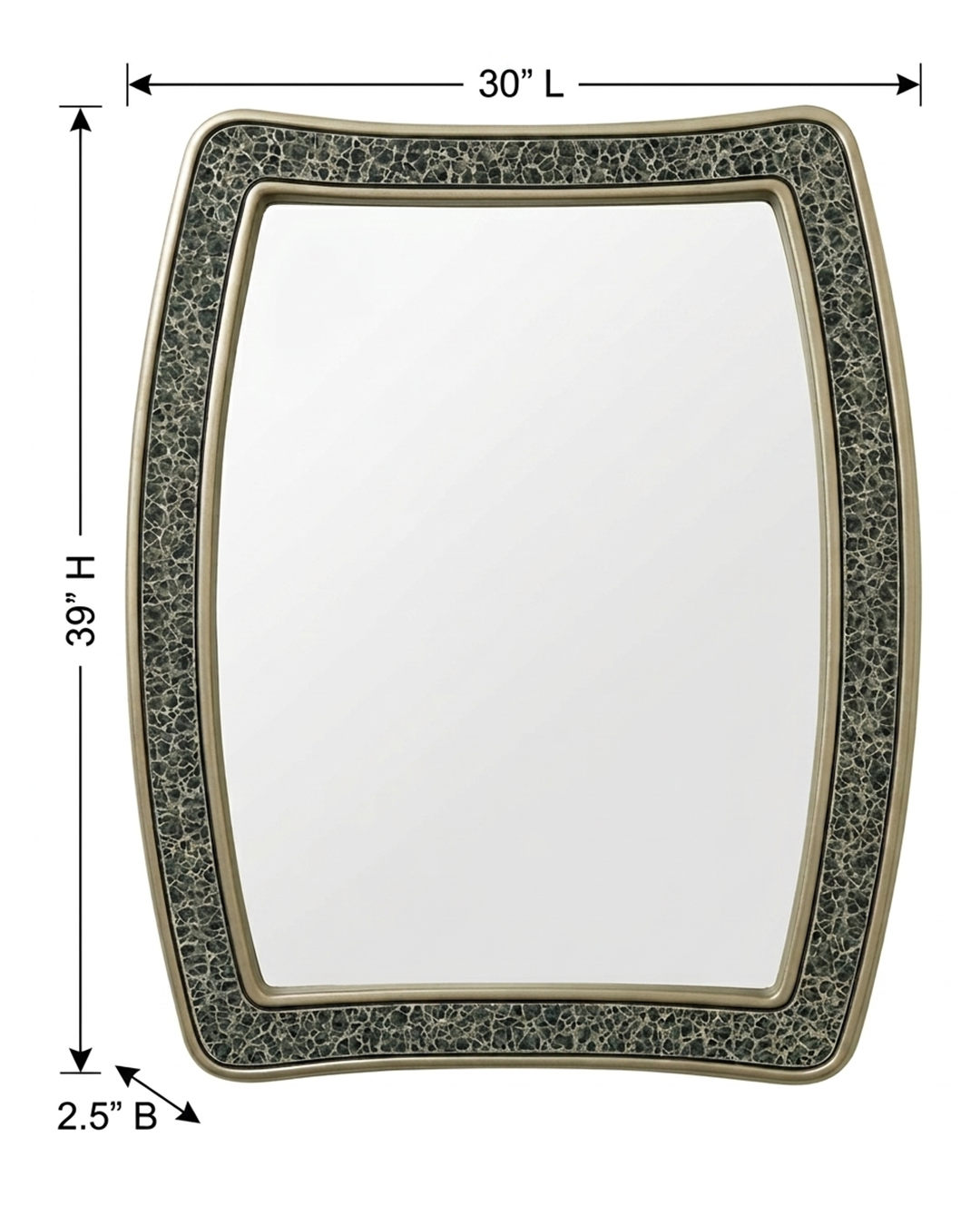 Verdant Aura Wall Mirror