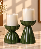 Sculpt Candle Stand — Set of 2