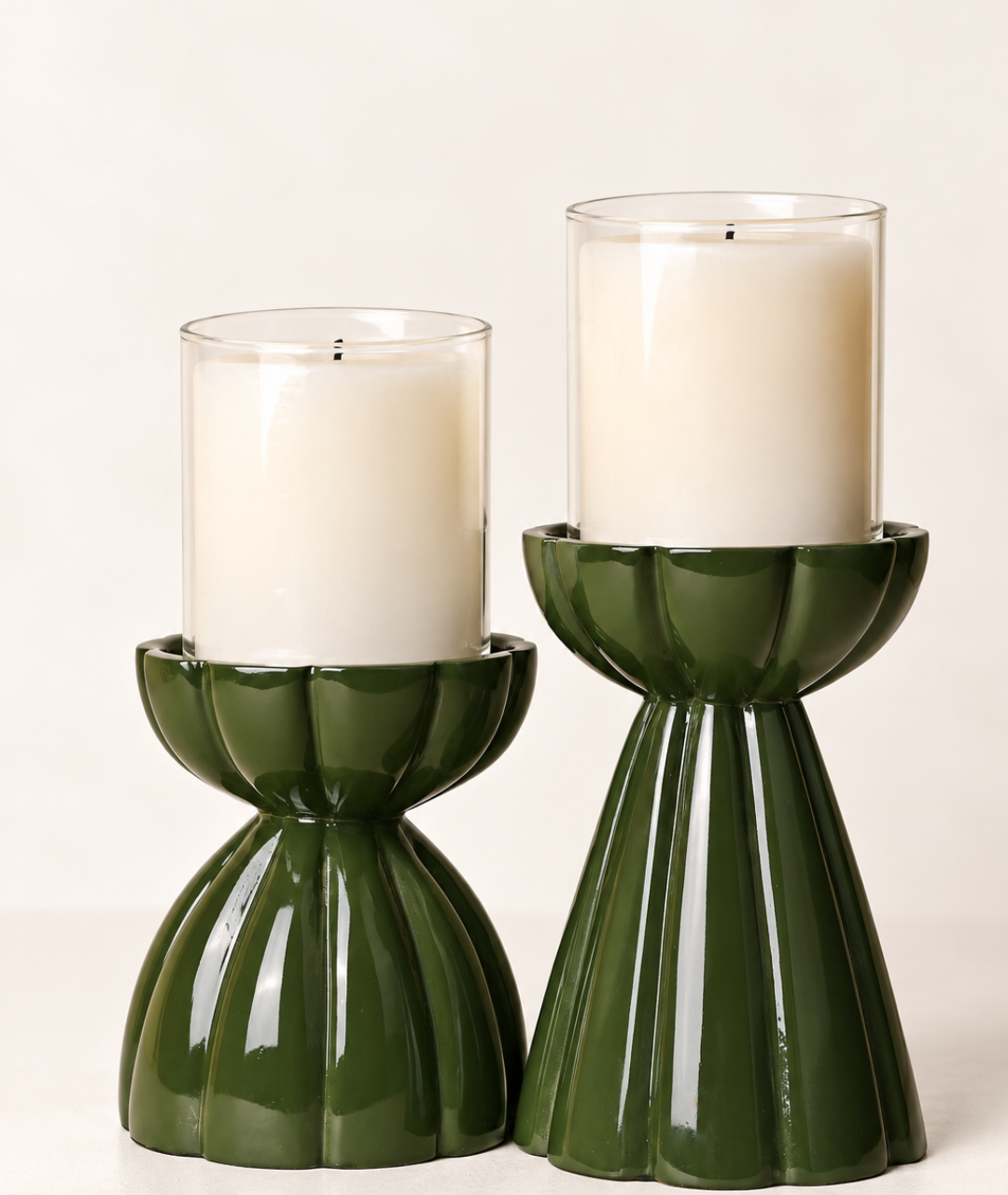 Sculpt Candle Stand — Set of 2