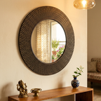 Noir Weave Wall Mirror