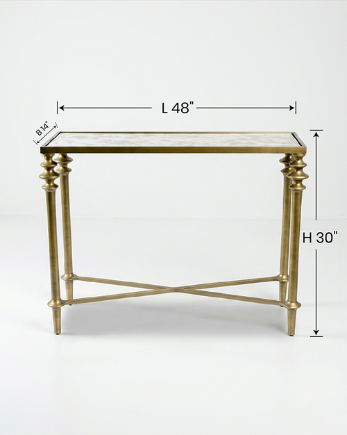 Antique Mirror Console Table
