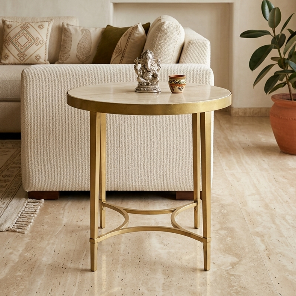 Luna Marble Side Table