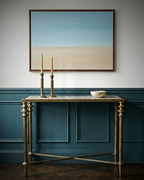 Antique Mirror Console Table