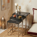 Monarch Marble Nesting Tables – Set of 3