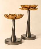 Lotus Candle Stand — Set of 2