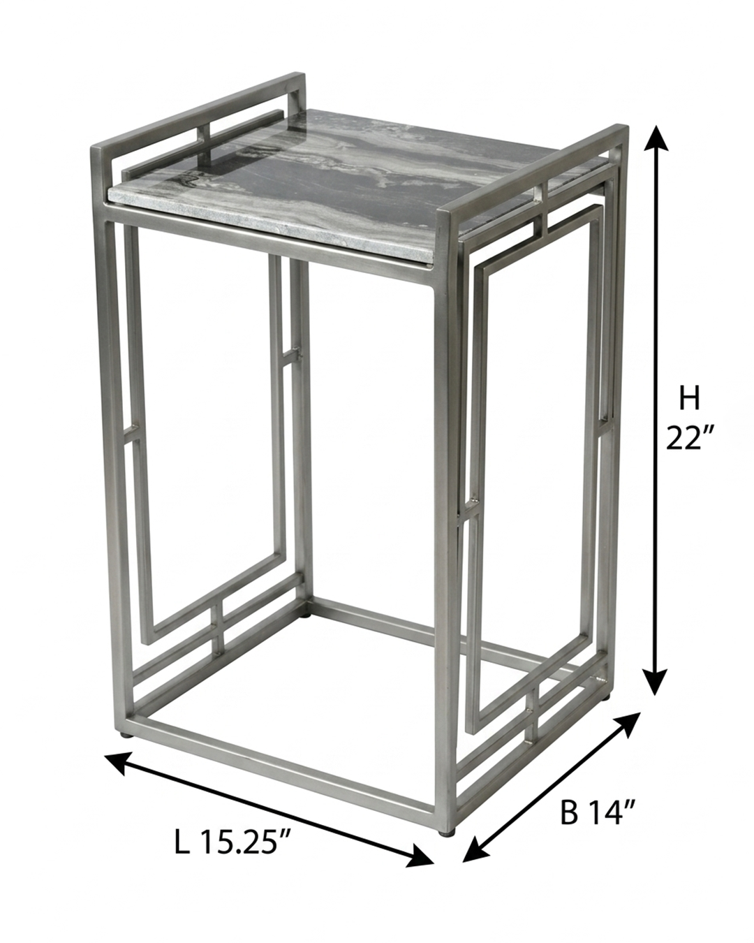 Axis Rectangle Side Table – Small