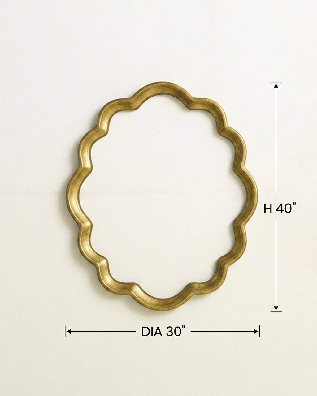 Aurelia Scallop Wall Mirror
