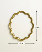 Aurelia Scallop Wall Mirror
