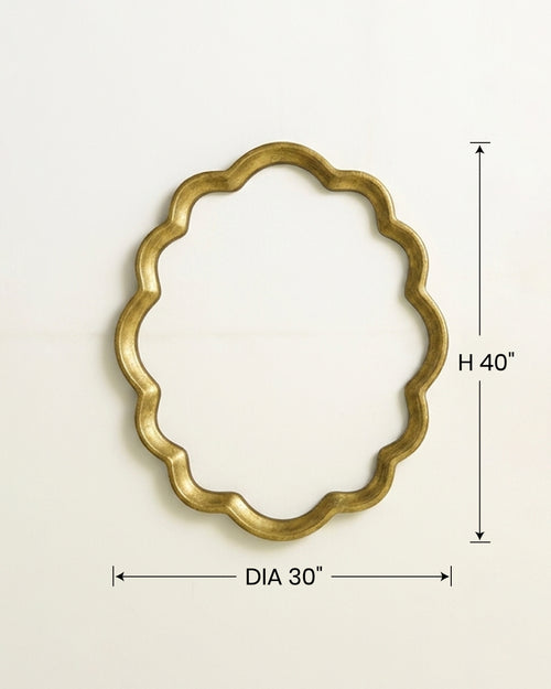 Aurelia Scallop Wall Mirror