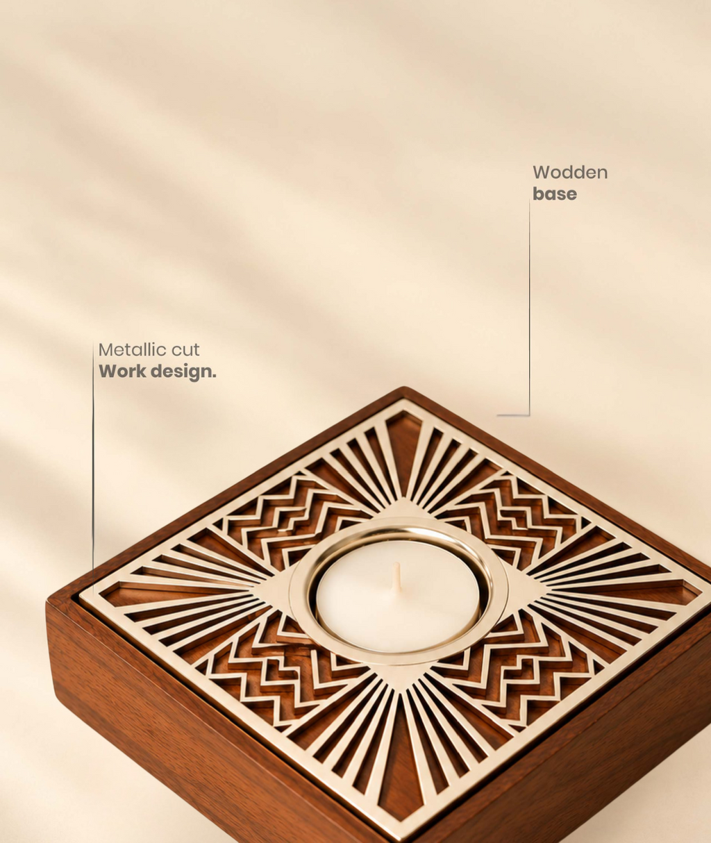 Kiara T-Light Holders — Silver
