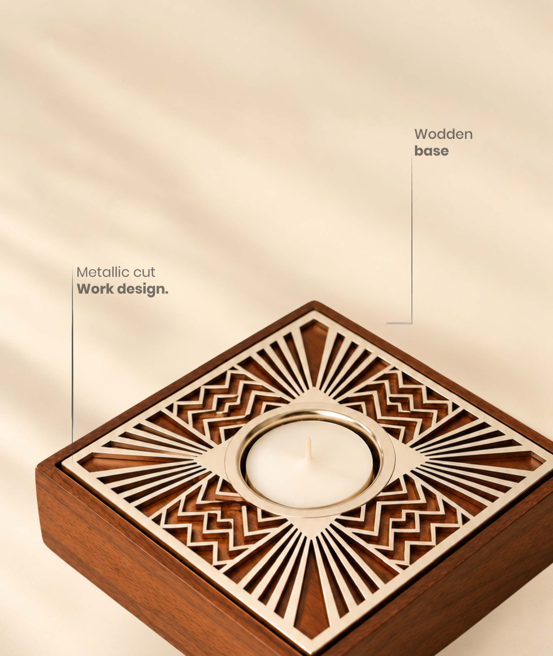 Kiara T-Light Holders — Silver