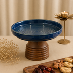 Cerra Wood Cake Stand