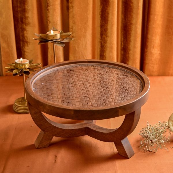 Tri Woven Cake Stand