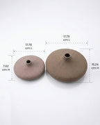 Nordic Metal Vases – Set of 2