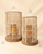Silken Glow Lantern — Set of 2