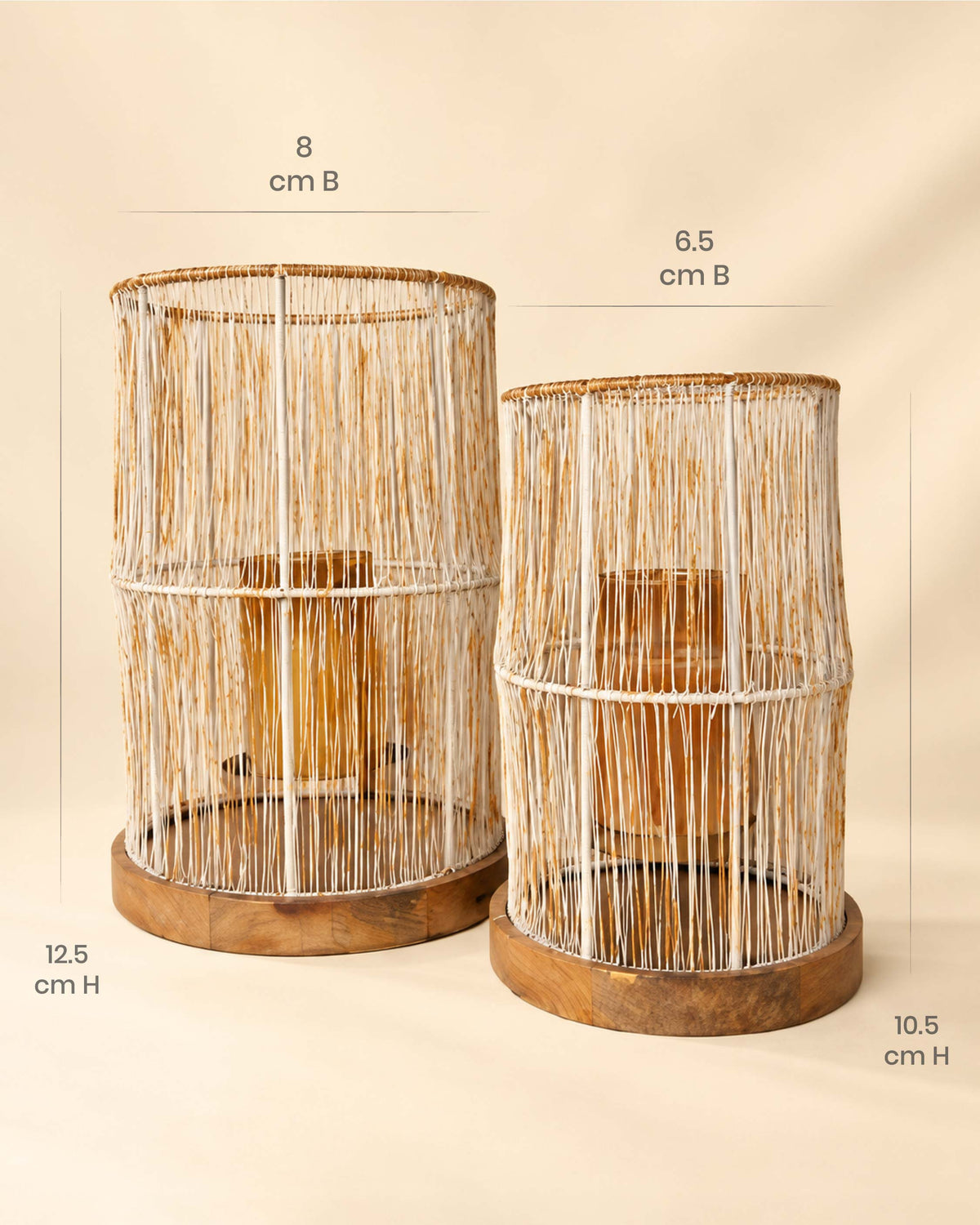 Silken Glow Lantern — Set of 2