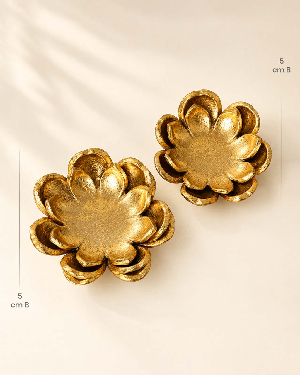 Lotus T-Light Holders — Set of 2