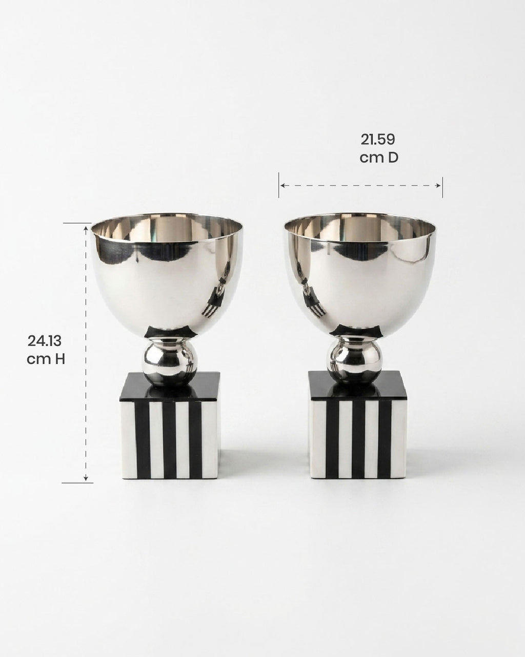 Monochrome Nut Bowls – Set of 2