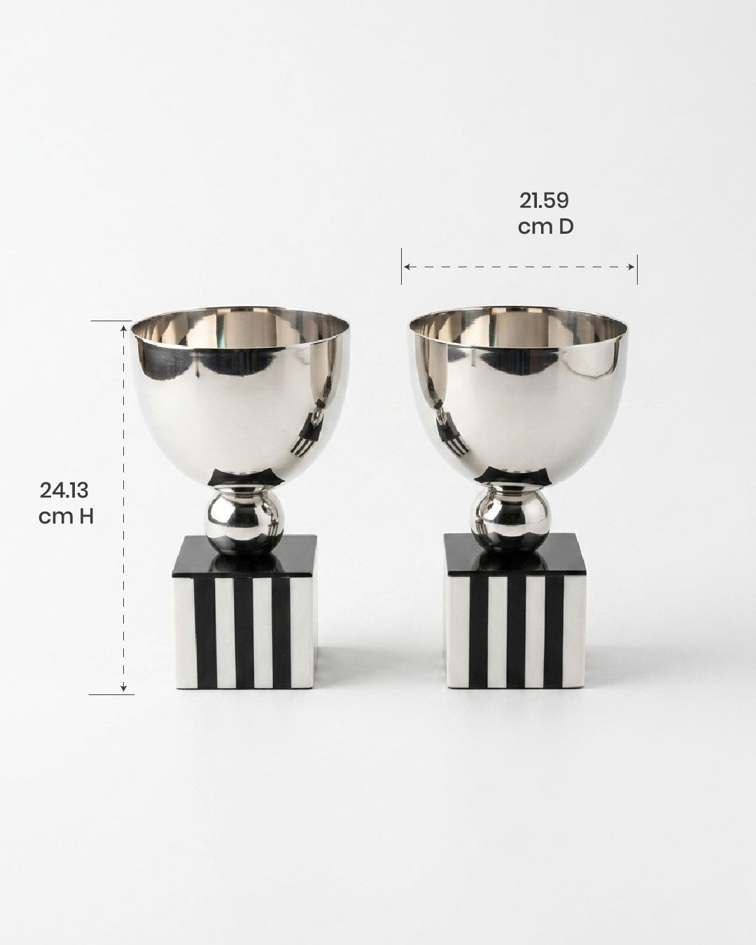Monochrome Nut Bowls – Set of 2