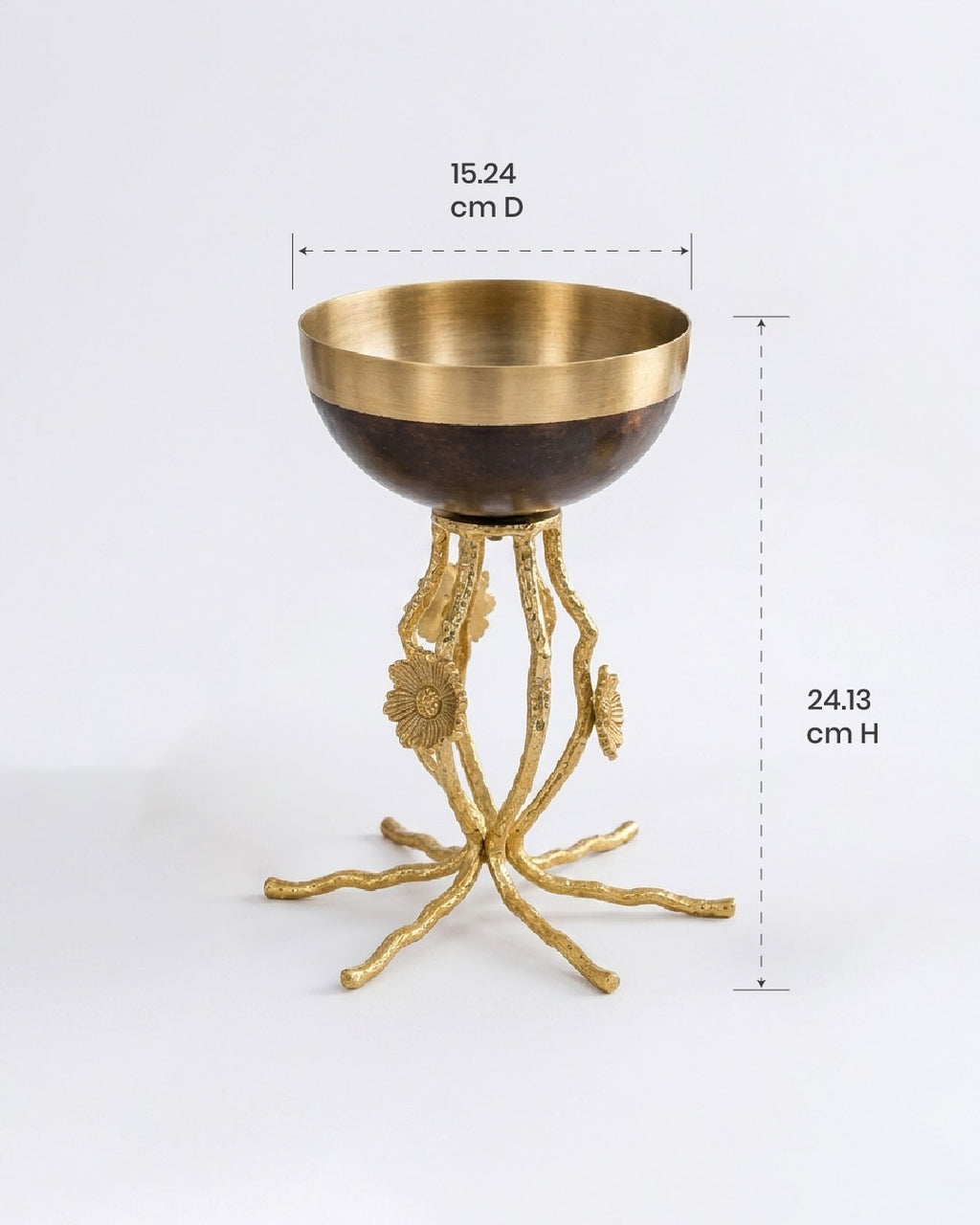 Bloom Nut & Fruit Bowl with Stand