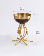 Bloom Nut & Fruit Bowl with Stand