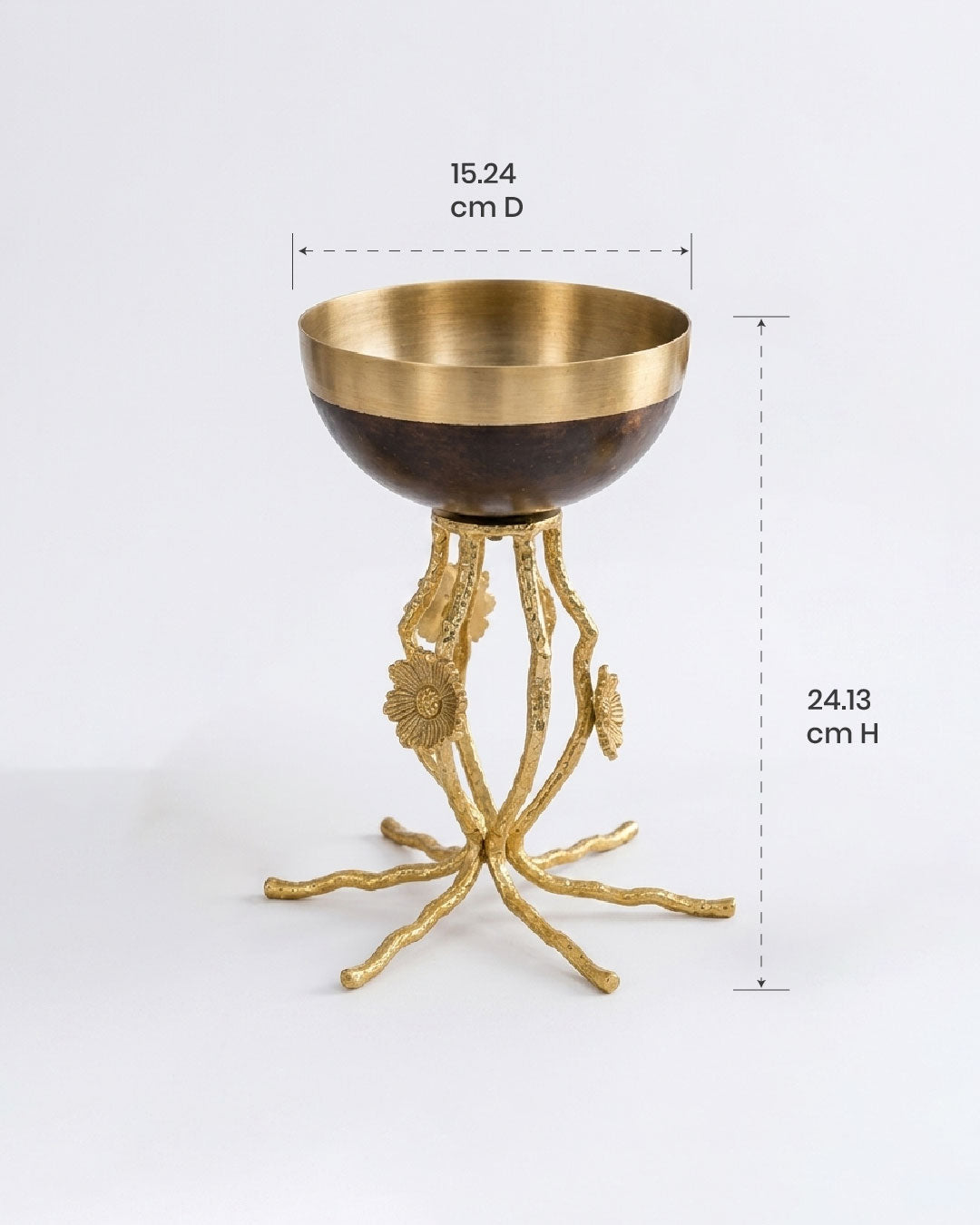 Bloom Nut & Fruit Bowl with Stand