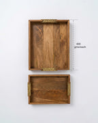Golden Oak Tray