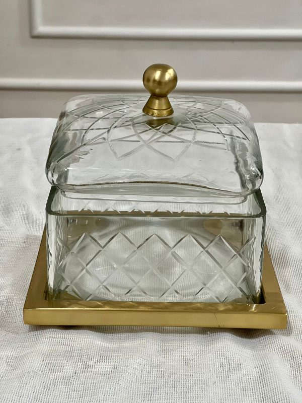 Vintage Serving Bowl with Lid