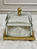 Vintage Serving Bowl with Lid
