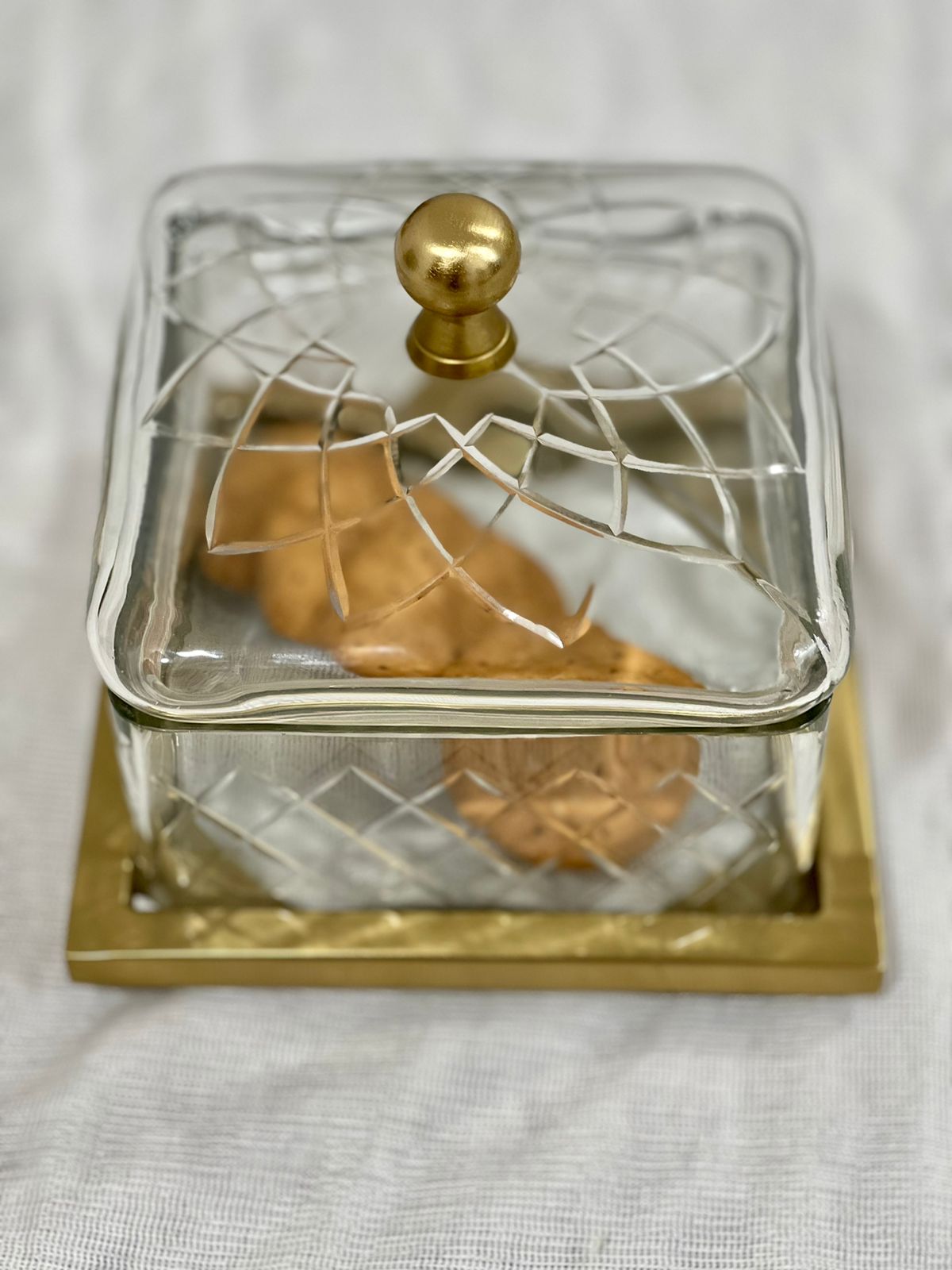 Vintage Serving Bowl with Lid