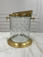 Vintage Glass Ice Bucket