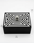 Monochrome decorative box