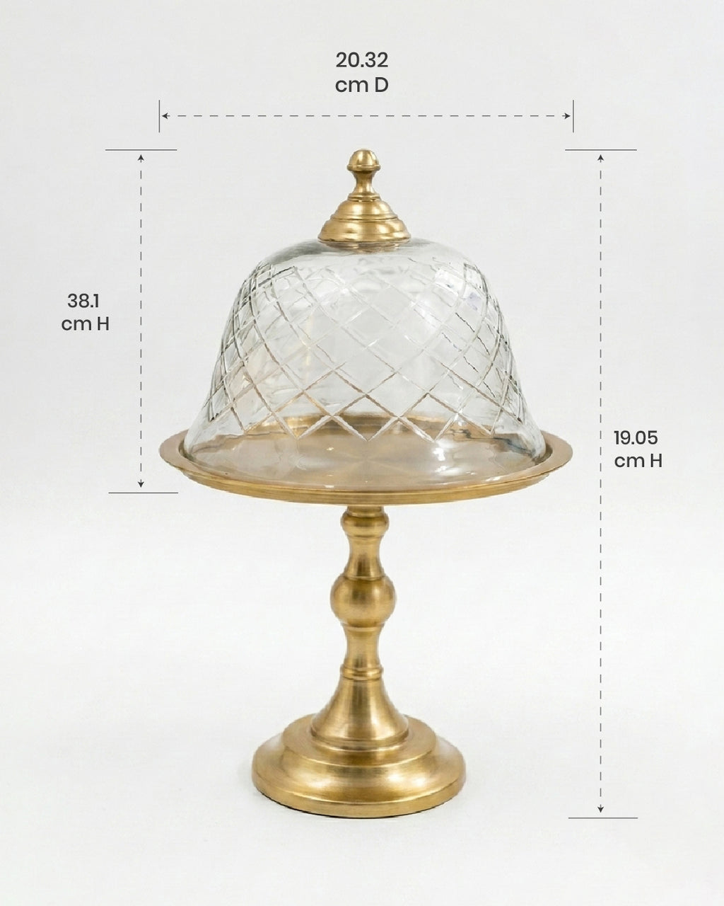 Vintage Cake Stand with Dome