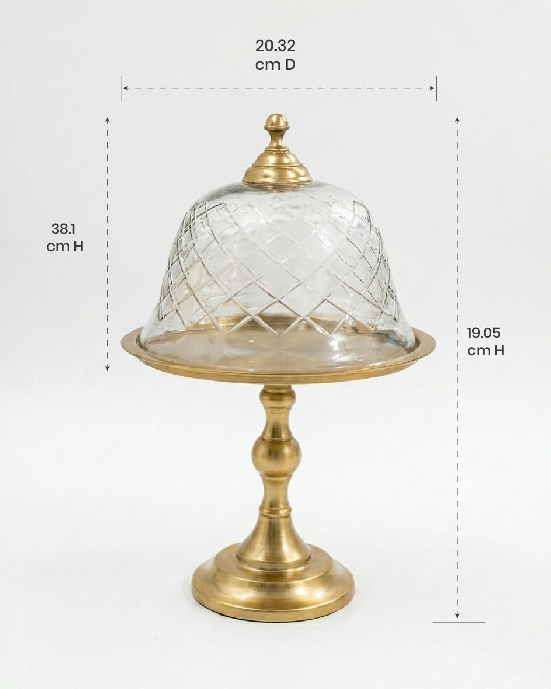 Vintage Cake Stand with Dome