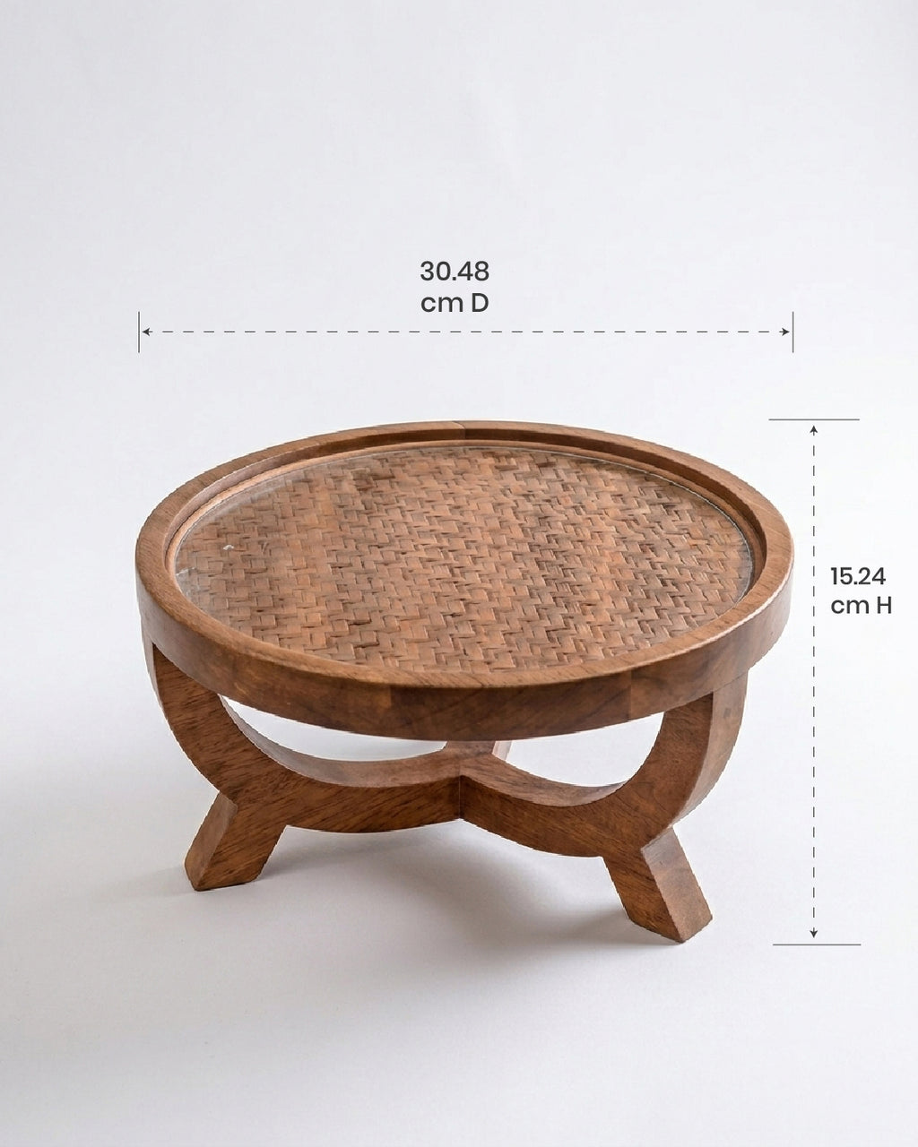 Tri Woven Cake Stand