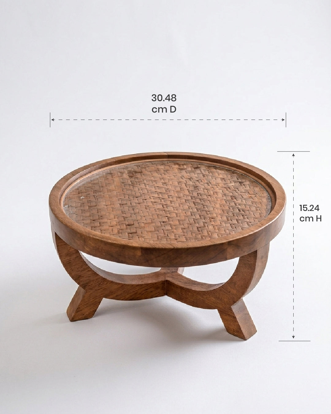 Tri Woven Cake Stand