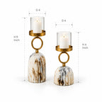 Marbella Ring Candle Holders – Set of 2