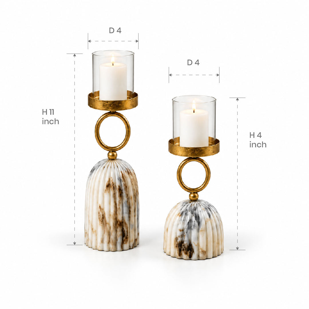Marbella Ring Candle Holders – Set of 2