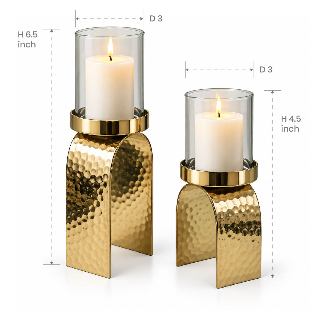 Aurea Candle Holders – Set of 2
