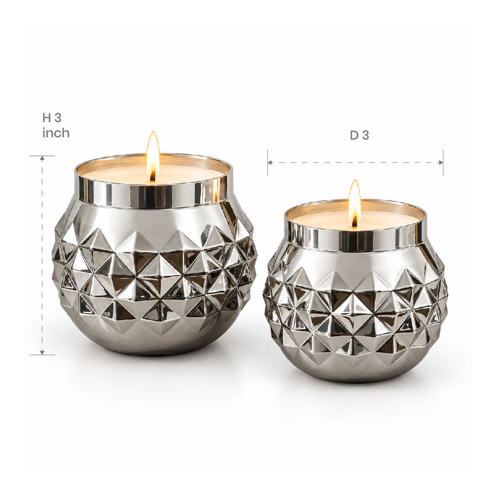 Chrome Votive Candles
