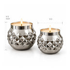 Chrome Votive Candles