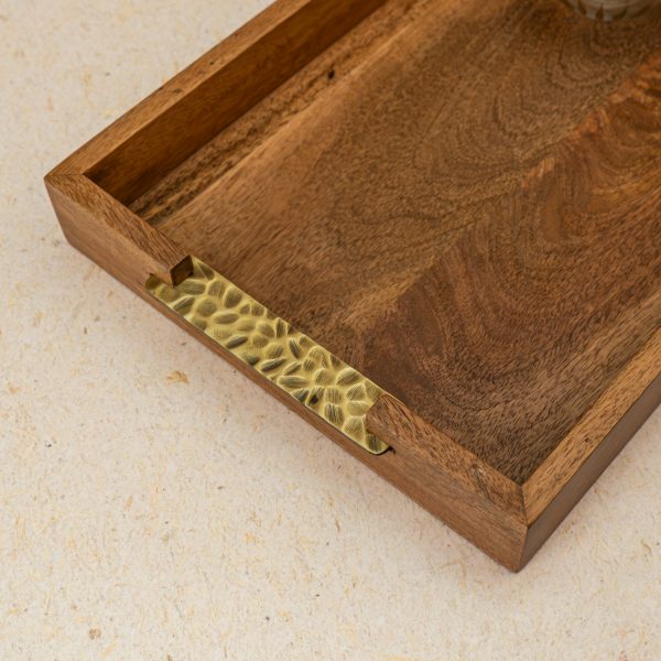 Golden Oak Tray