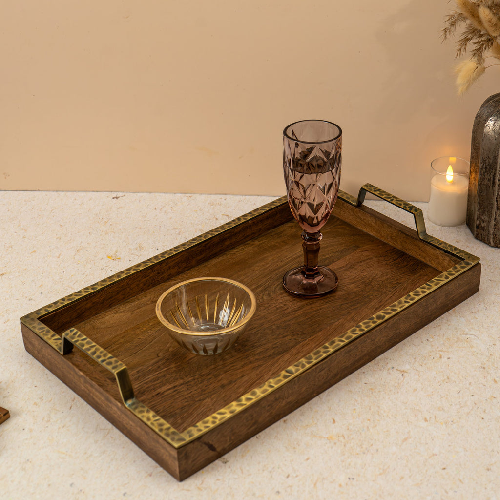 Oppulent Oak Tray