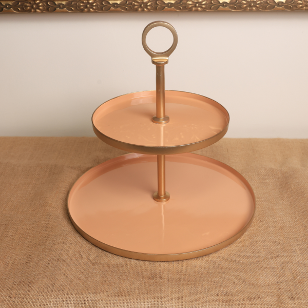 Noir Two Tier Cake Stand