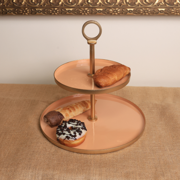 Noir Two Tier Cake Stand